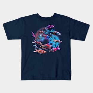 Fish Vortex Kids T-Shirt